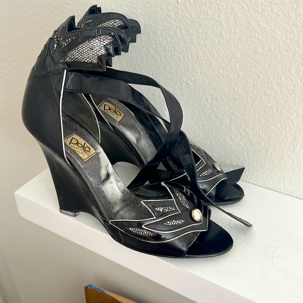 Fun party shoes vintage from the 80s! - Made in Italy